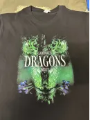 Črna majica s prelivi