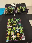 DTG tisk skupinske majice: plesna skupina