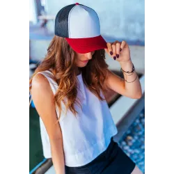 Atlantis | Rapper Canvas | 5 Panel Mesh Kappe