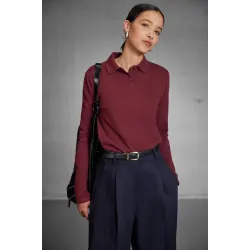B&C | My Polo 180 LSL /women |Ženska Piqué Polo majica z dolgimi rokavi