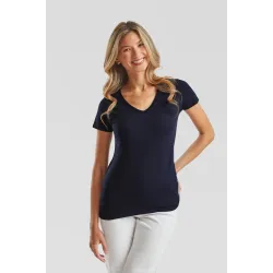 F.O.L. | Lady-Fit Valueweight V-Neck T | ženska majica v-izrez