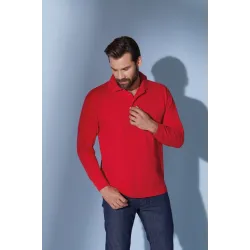 James & Nicholson | JN 22 | debelejša piqué polo majica z dolgimi rokavi