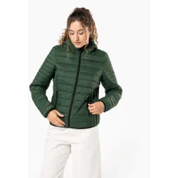 Kariban | K6111 | Leichte Damen Kapuzen Steppjacke