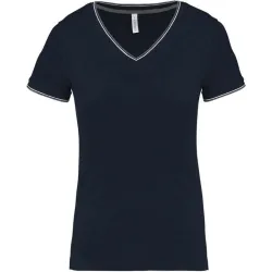 Kariban | K394 | Ladies' Piqué V-Neck T-Shirt