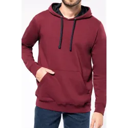 Kariban | K446 | Contrast Hooded Sweater