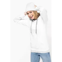 Kariban | K465 | Ladies' Contrast Hooded Sweater