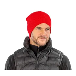 Result Winter Essentials | RC074X | dvojna pletena kapa iz bombaža