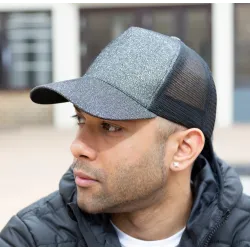 Result Headwear | RC090X | 5 Panel Mesh Glitzer Kappe
