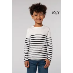 SOL'S | Matelot LSL Kids | Kids' T-Shirt striped long-sleeve