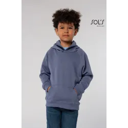SOL'S | Stellar Kids | Kid's Organic Raglan Hooded Sweater