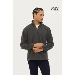 SOL'S | Ness | Unisex flis s polovično zadrgo