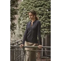 Tee Jays | 146 | Ženska Luxury Piqué raztegljiva polo majica z dolgimi rokavi
