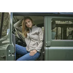 Tee Jays | 9616 | Damen Melange Strickfleece Jacke