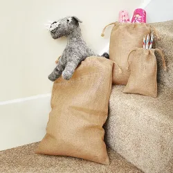 Westford Mill | W415 | Jute Bag with Drawcord