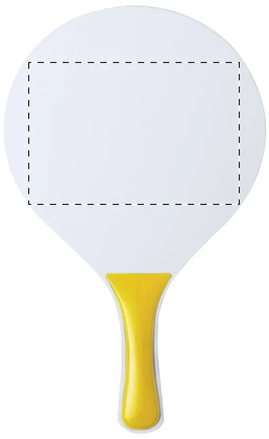 Screen printing – Racket 1 - front side