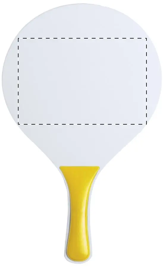 Screen printing – Racket 1 - back side