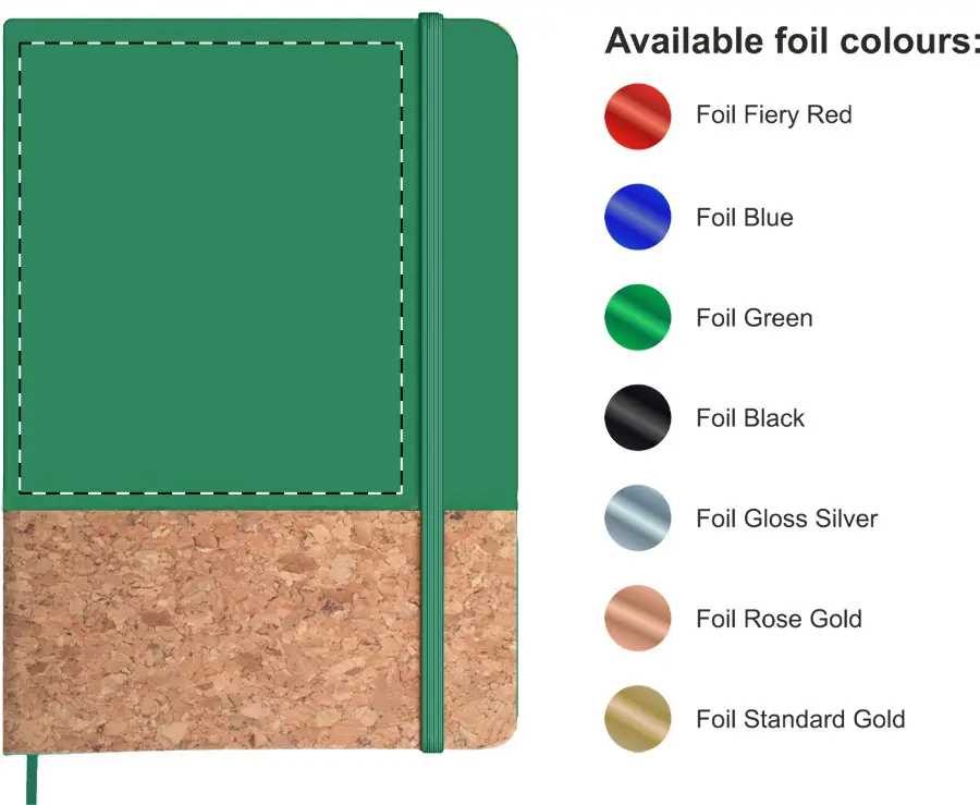 Foil debossing – Front side – foil debossing