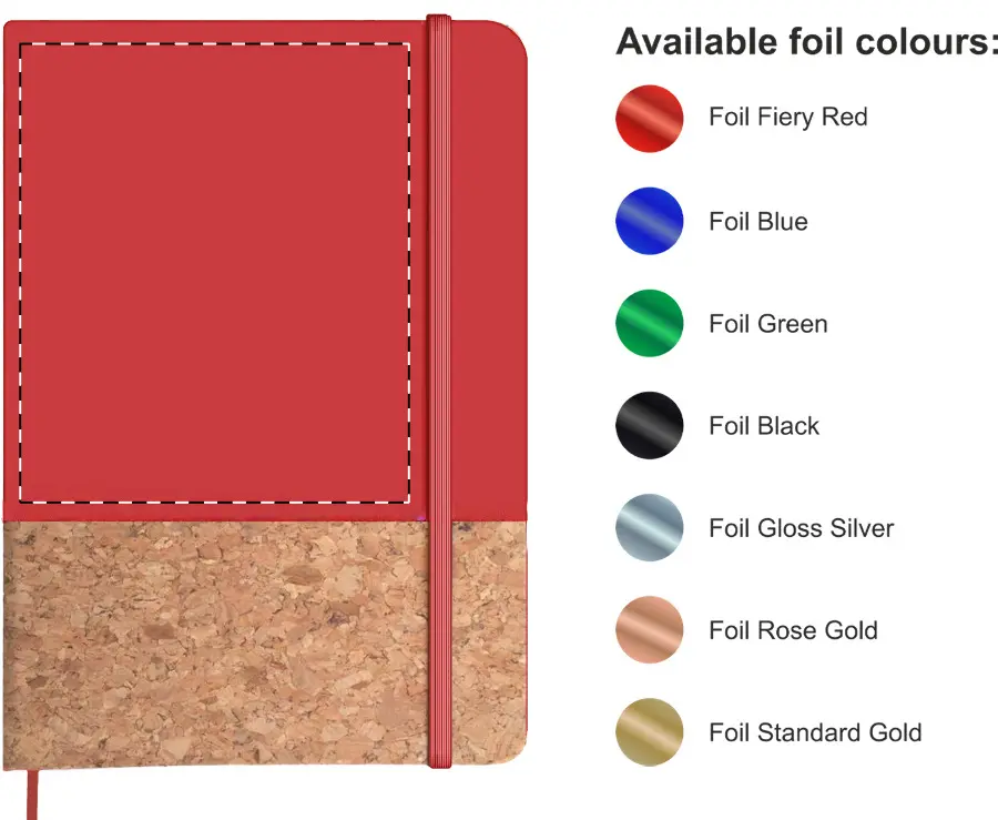 Foil debossing – Front side – foil debossing