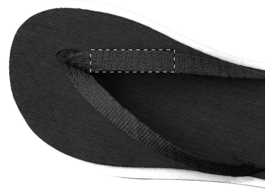 Digital transfer – Left slipper - right strap