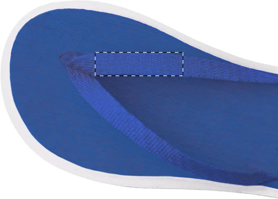 Digital transfer – Left slipper - right strap