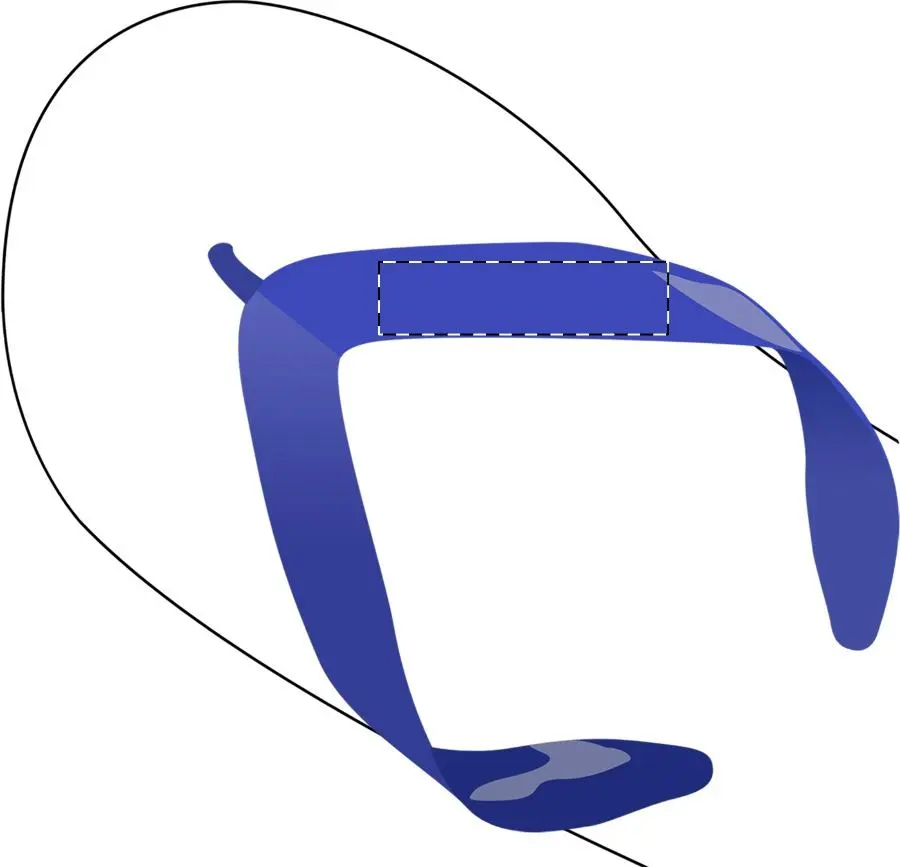 Digitaltransfer – Left slipper - right strap