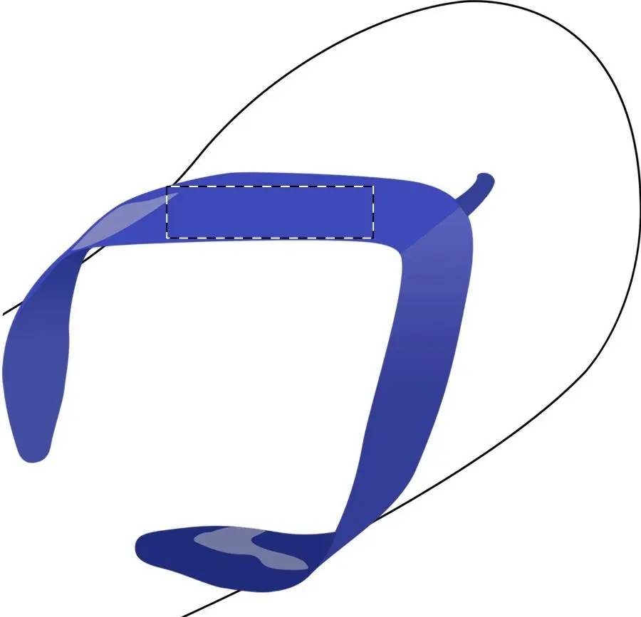 Digitaltransfer – Right slipper - left strap