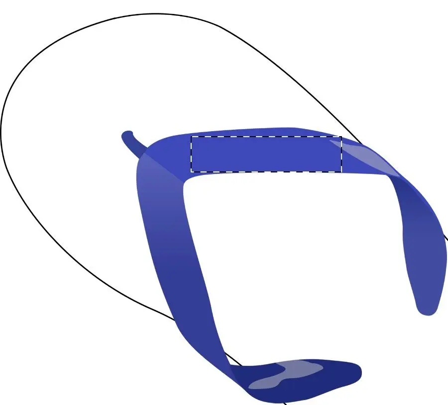 Digitaltransfer – Right slipper - right strap