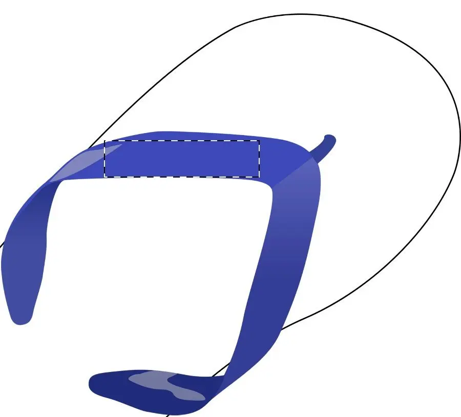 Digitaltransfer – Left slipper - left strap