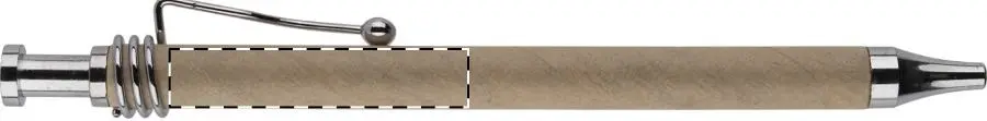 Pad printing – Below clip - left handed