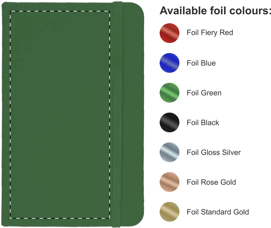 Foil debossing – Front side – foil debossing