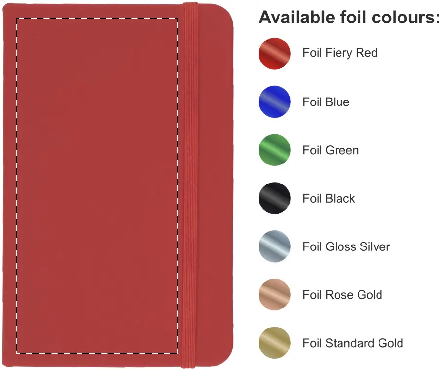 Foil debossing – Front side – foil debossing