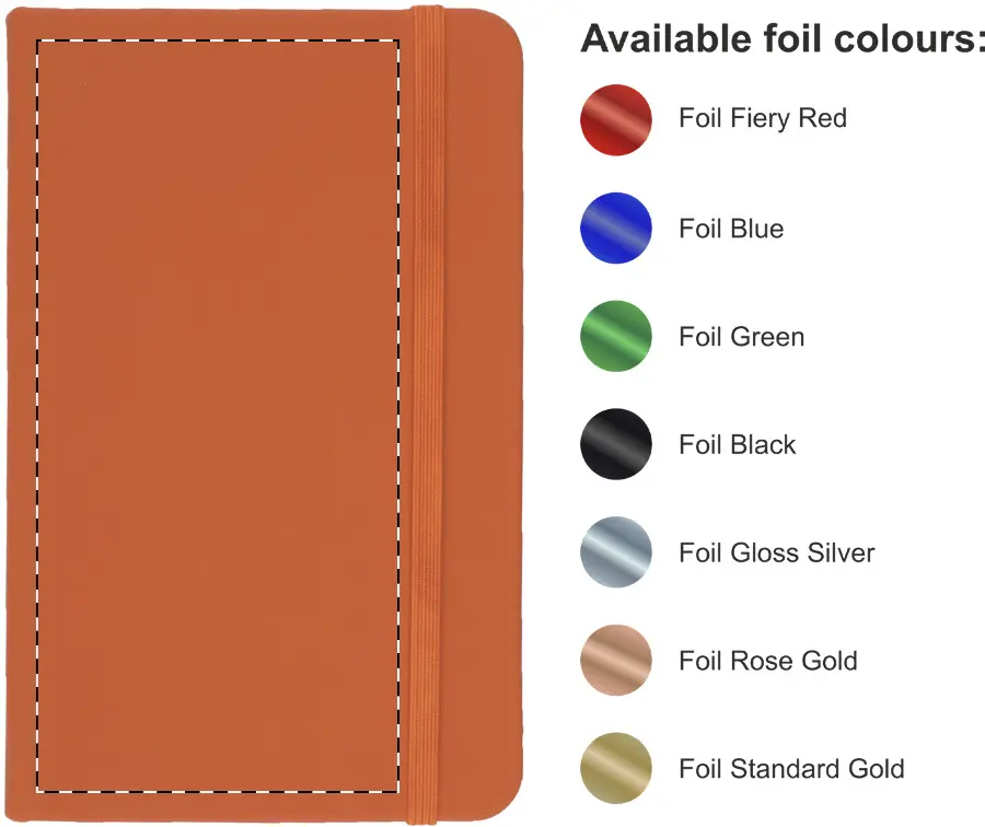Foil debossing – Front side – foil debossing