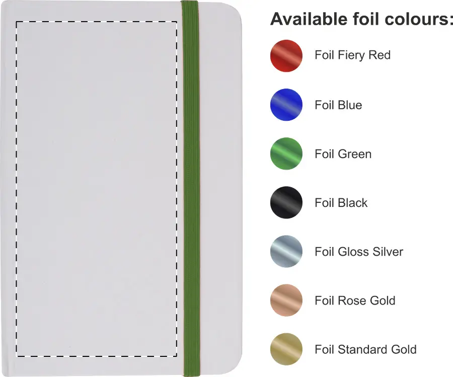 Foil debossing – Front side – foil debossing