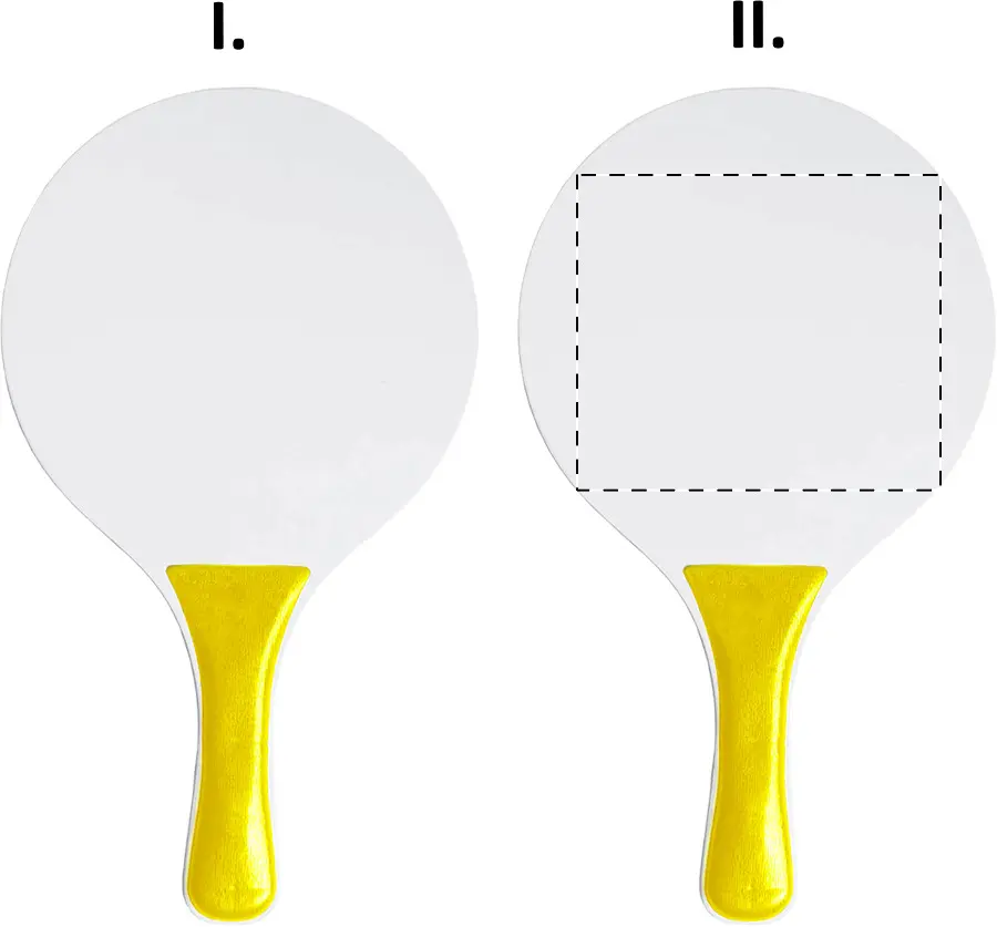 Screen printing – Racket 2 - front side