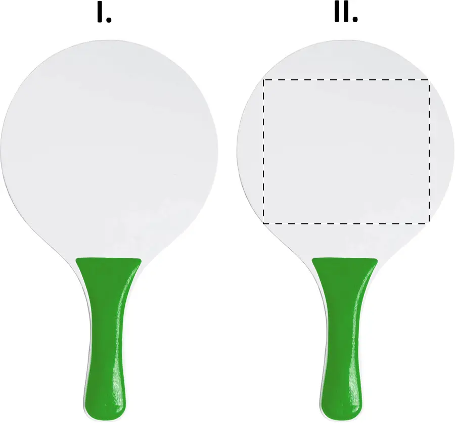 Screen printing – Racket 2 - front side