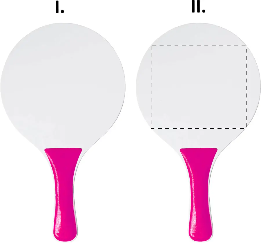 Screen printing – Racket 2 - back side