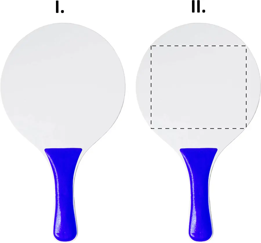Screen printing – Racket 2 - back side