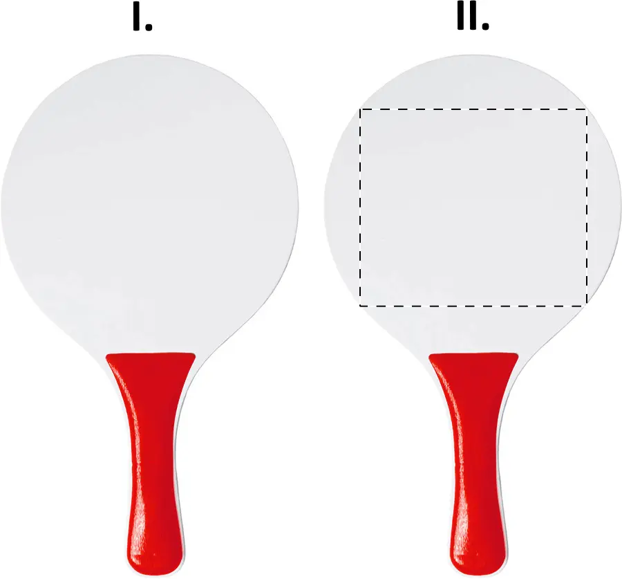 Screen printing – Racket 2 - back side