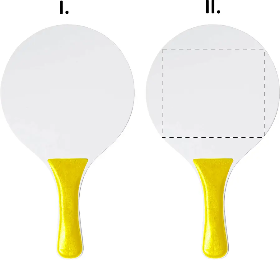 Screen printing – Racket 2 - back side