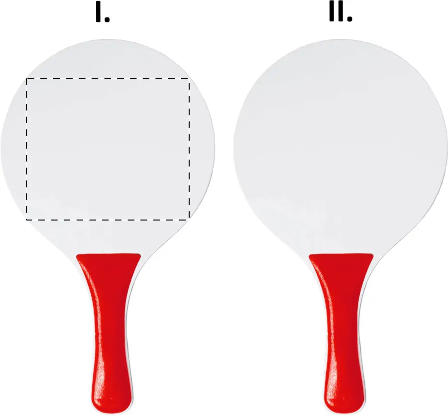 Screen printing – Racket 1 - back side