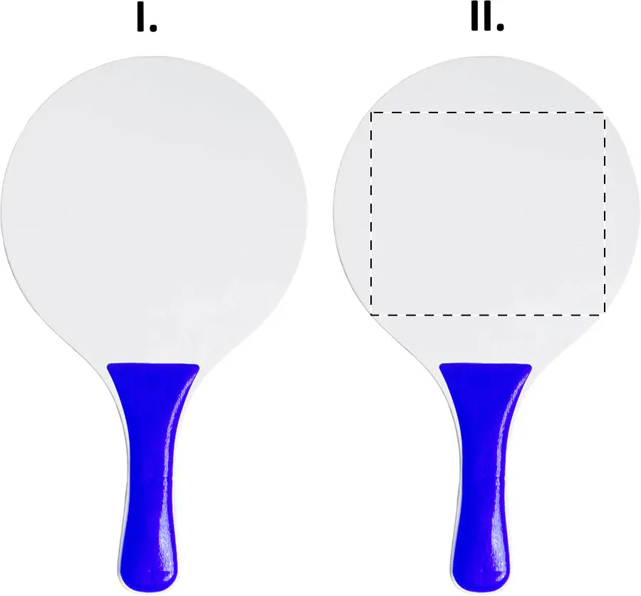Screen printing – Racket 2 - front side