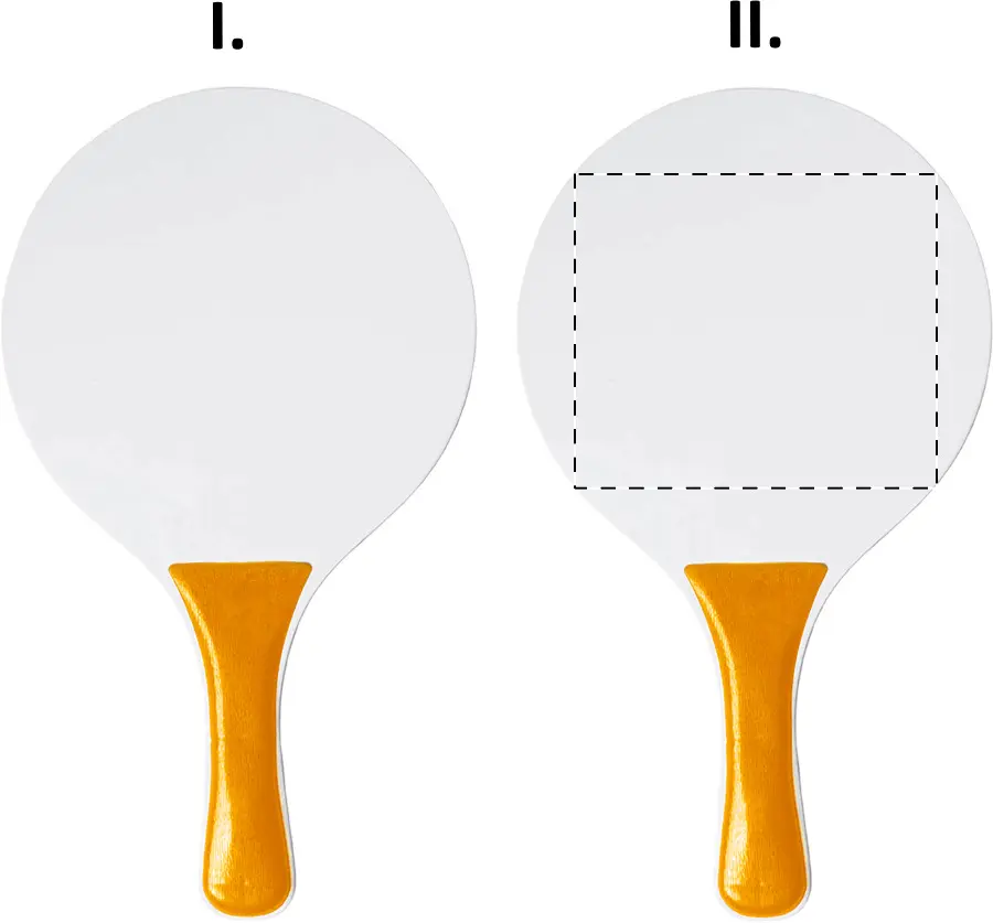Screen printing – Racket 2 - back side