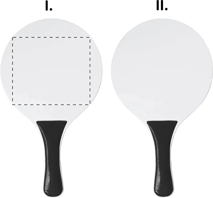 Screen printing – Racket 1 - back side