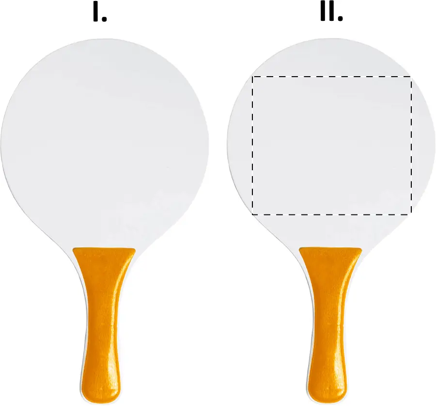 Screen printing – Racket 2 - front side