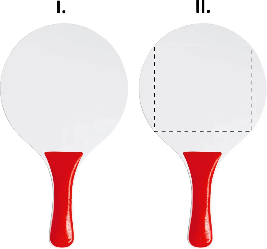 Screen printing – Racket 2 - front side