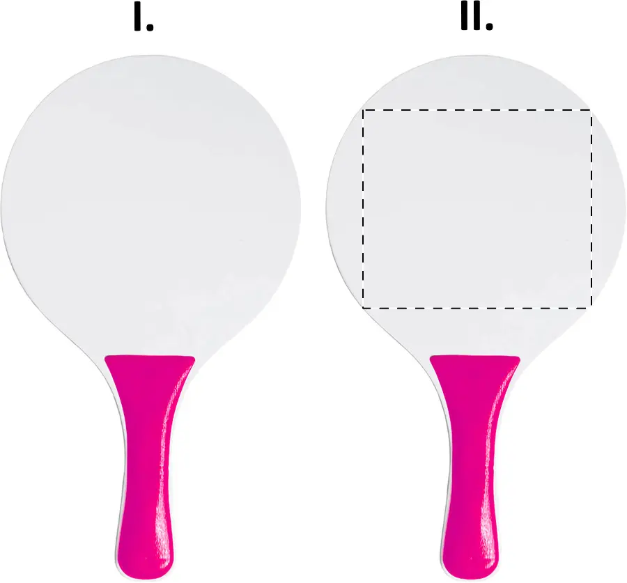 Screen printing – Racket 2 - front side