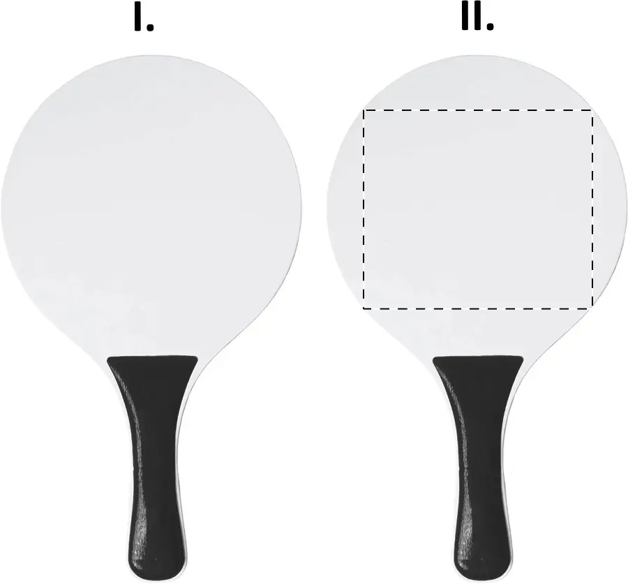 Screen printing – Racket 2 - back side