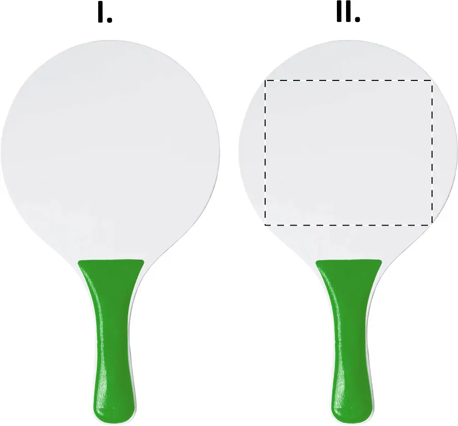 Screen printing – Racket 2 - back side