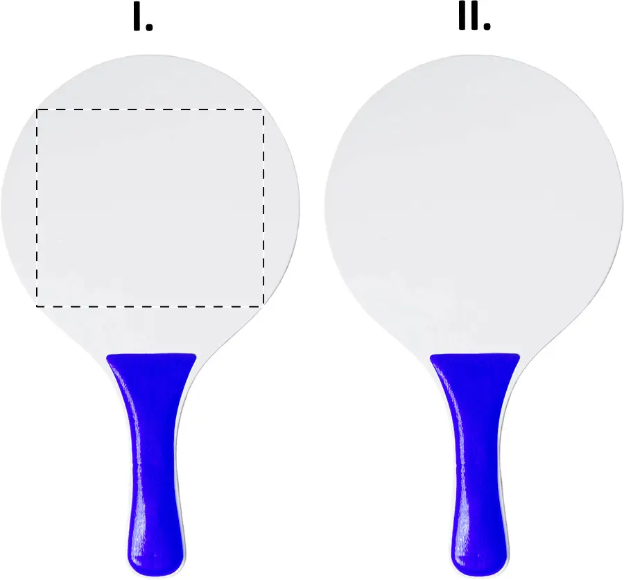 Screen printing – Racket 1 - back side