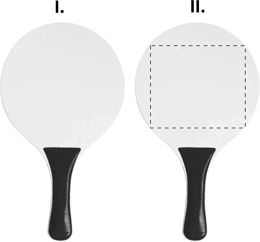 Screen printing – Racket 2 - front side